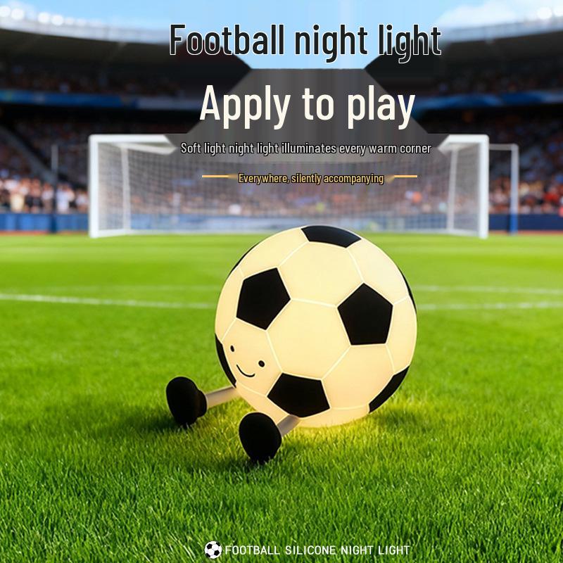 Football Night Light for Kids - Bedside Sleep Companion, Baby Feeding Eye Protection, Birthday Gift