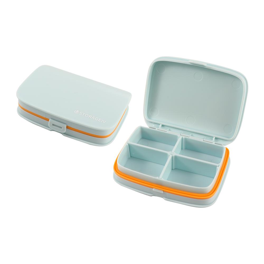 

Travel Weekly 4/6 Grid Candy Box Medicine Organizer Case Storage Box Pill Case 7 day Pill Box Medicine Tablet Dispenser