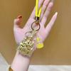 Shuibei 999 Gold Princess Castle Pendant Keychain - Cute Style