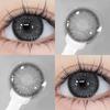 Eyeshare 1 Pair Black Series Contact Lenses for Eyes Big Dark Black Color Lenses Yearly Cosmetics