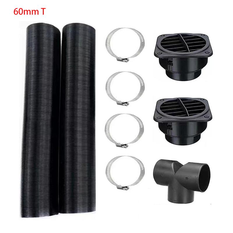 60/75mm Automašīnas Auto Sildītāja T Y-veida