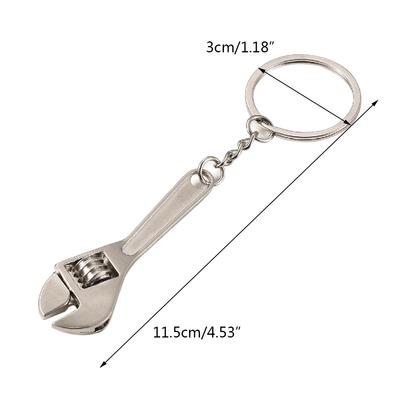 Adjustable Small Spanner for Key Ring Tool Set Gifts Men Novelty Keyring Tools