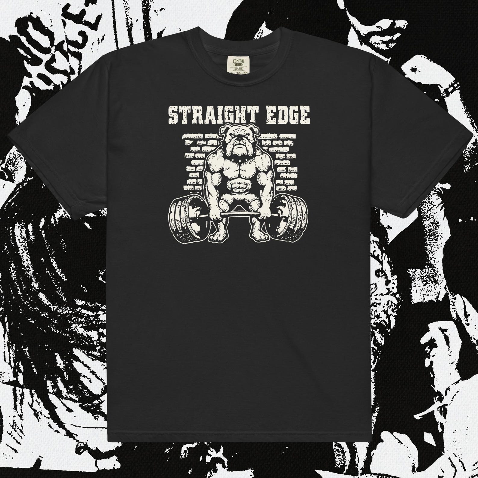 Straight Edge Hardcore Illustration: Comfort Colors T-Shirt S