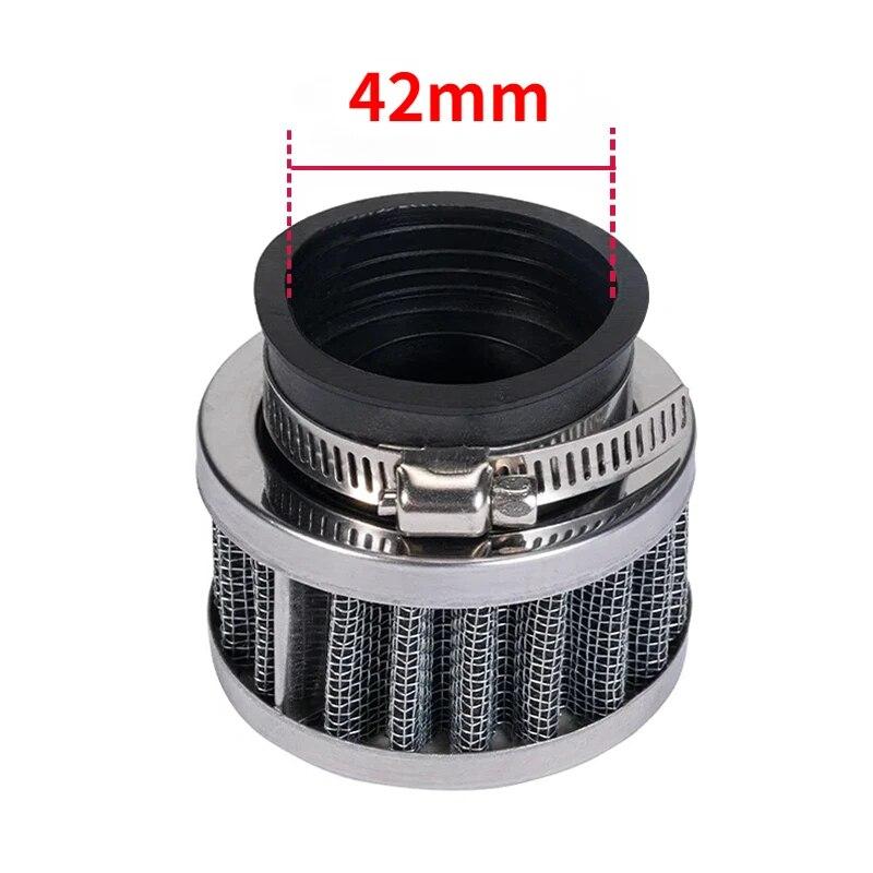 Motocyklový vzduchový filtr 28-60mm High Flow Sportovní ATV Pit Dirt Bike pro Honda Kawasaki Yamaha 50mm Moto systémy vzduchových filtrů