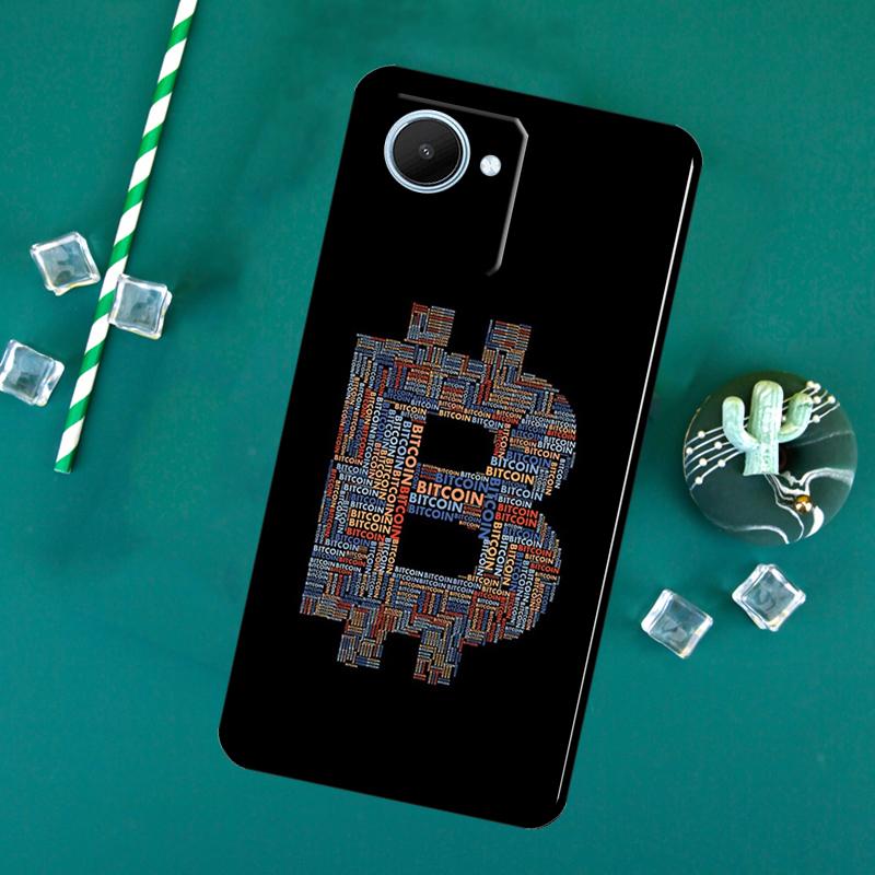 Bitcoin BTC For Realme 15 14 13 12 11 10 Pro Plus C65 C67 C63 C61 C55 C51 C53 C35 C75 GT6 GT7 Pro Case