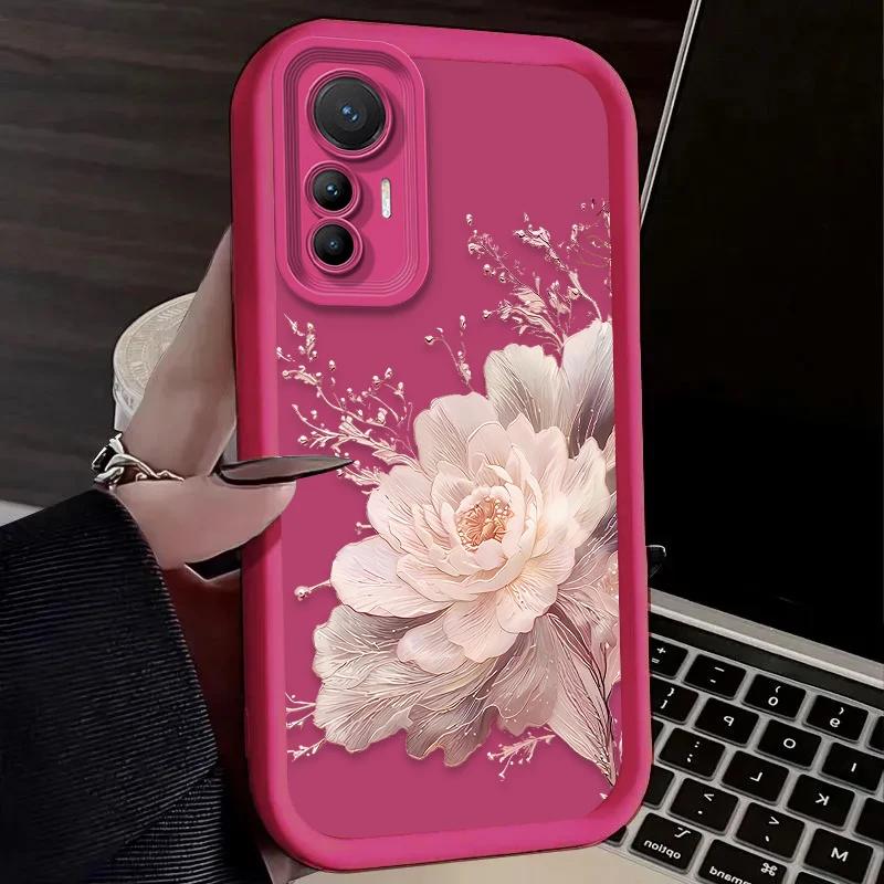 Ροζ Λωτός Ωραία Θήκη Για Xiaomi Poco C65 X7 X6 F6 F5 X5 X3 NFC F3 M6 Pro 4G Mi 13 12 11 Lite 5G 14 13T 12T 11T 14T Pro