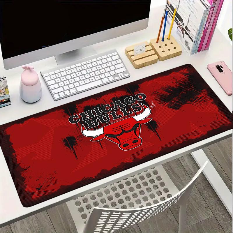 Chicago-Bulls Logo Mouse pad, Gaming Mouse Pad, keyboard pad, Desk Decor for computer notebook Fan Gift Birthday Gift