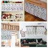 Embroidered Short Curtain Coffee Curtain Window Covering For Bedrooms Living Rooms Kitchens