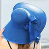 Beach straw hat children summer seaside travel big brim sun protection shade vacation versatile big edge cool hat sun hat