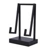 Metal Plate Stand Black Table Easel Stand Modern Book Picture Frame Artwork Holder for Display