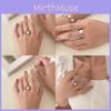 Elegant Butterfly Knot Ring For Women With Adjustable Size Chic Pearl Design For 2023 Spring Fashion