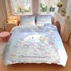 3pcs Clouds Cinnamoroll Print Cover Set Ultra Soft, Breathable, and Comfortable Bedding with Stylish Design for Bedroom and Guest Room Decor 1 Co