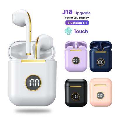 TWS Bluetooth 5.3 Auricolare Scatola di Ricarica Cuffie Stereo Auricolari Wireless Auricolare con Microfono per iOS/Android