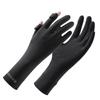 Sun Protection Gloves UV Proof Thin Summer Anti Slip Breathable Sunshade Driving and Riding Touch Screen Ice Silk Gloves for Men and Women
