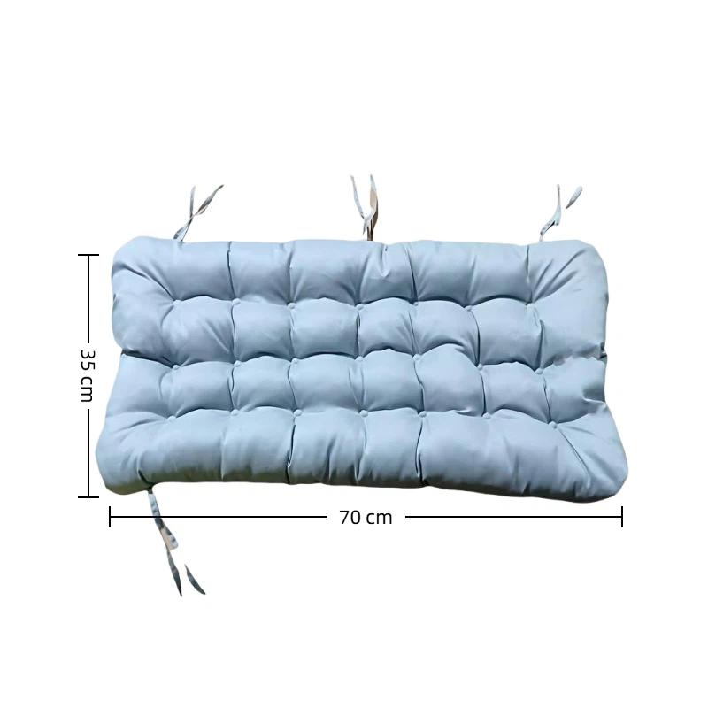 Modern Style Office Integrated Backrest Cushion Solid Color Thicken Student Dormitory Sedentary Chairmat Home Chair Back Cushion
