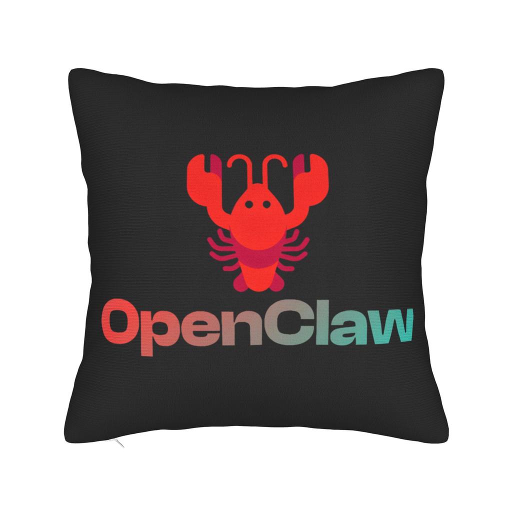 Openclaw Pillowcases Ai Personal Assistant Funny Pillow Case For Chair Sofa Home Decor Soft Pillow Cover