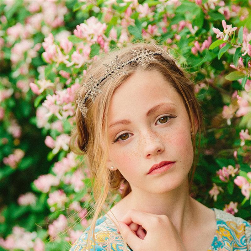 Christmas Hairband Cute Glitter Snowflake Hair Hoops Headdress Party Favors Supplies for Kids Adorable Christmas Hair Bands