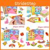 Colorful Paper Folding Set For Kids' Handicrafts And Brain Development