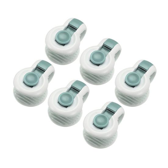 Yousheng 6 Stück gepolsterte Bettdeckenclips, sichere Verriegelung, Mini-Größe, einfache Installation, Bettdeckenclips, Bettdeckenbefestigungsset