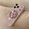 Retro White Star Heart Stand Phone Case for iPhone 16, iPhone 17, iPhone 17 Pro Max