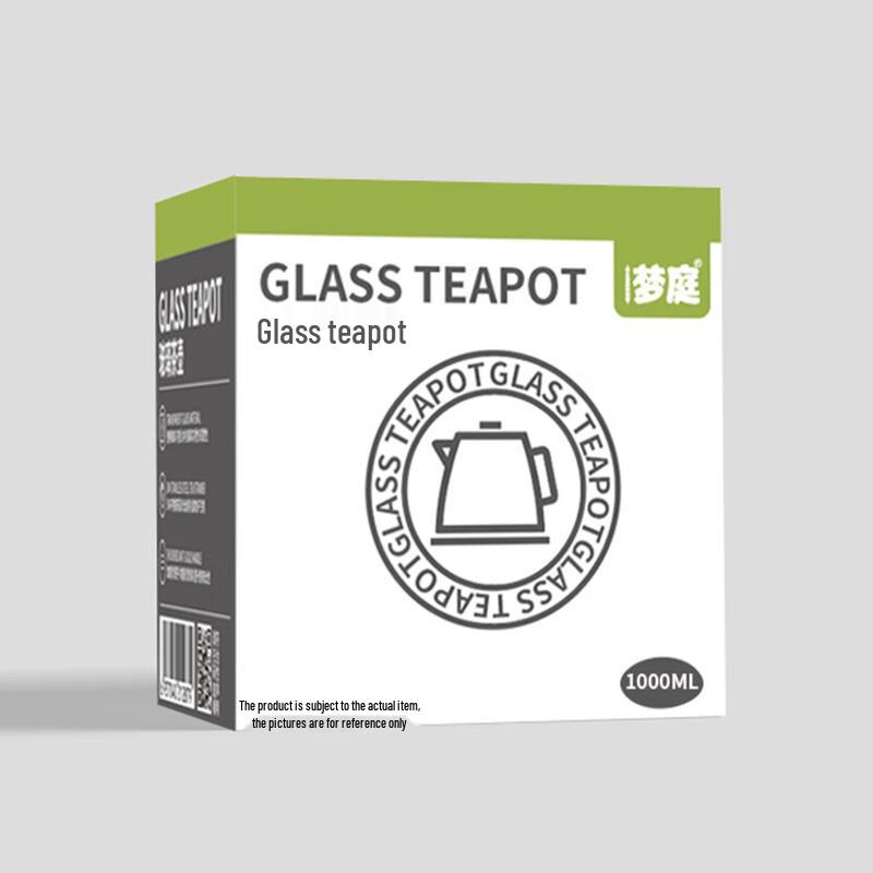 Mengting Heat-Resistant Glass Teapot with Stainless Steel Infuser