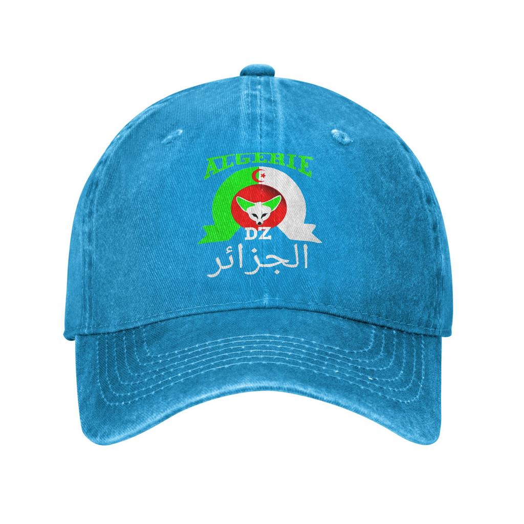 Long Live Algeria DZ Algeria Washed Baseball Cap Casual Sun Trucker Hat Summer Unisex Men Outdoor Gym Snapback Cap