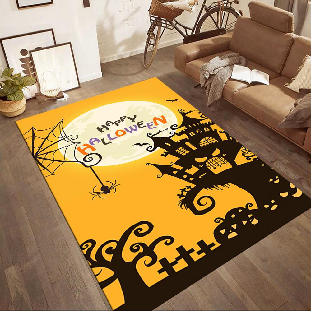 Halloween 81 Floor Mat Design for Hallway Decorate Room Study Room Bedrooms Antislip Carpet Anime Office Decor Perfect Gift for Friends & Family
