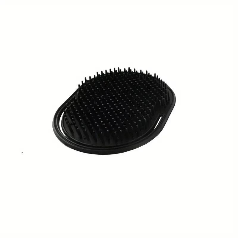 Multi-purpose Shampoo Brush Cover Hand Oval Brush Men's Portable Pocket Cleansing Brush Clean Beard Brush Scalp Massager