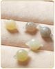 Hetian Jade Mahjong Pot Pendant for DIY Bracelet Beading