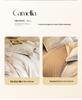 Pure Cotton Fresh Style Bedding Set: Modern Minimalist Duvet Cover, Sheet & Fitted Sheet for Spring/Summer