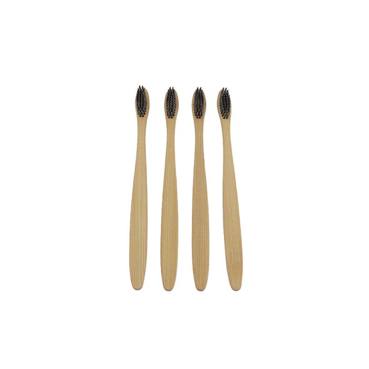 2019 Approved Eco- friendly Charcoal Bristles OEM Natural Harmless bamboo toothbrush чёрный