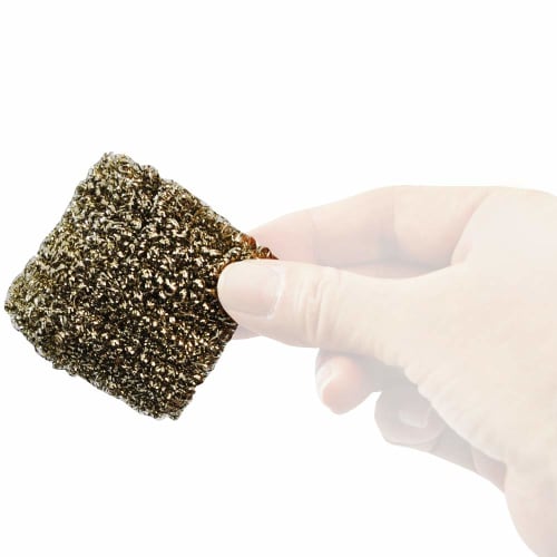 Aisen IH Glass Top Cleaner, Polished Gold, Approx. 5 x 5 x 1 cm, Antibacterial, Functional Kitchen Cleaner, Made in Japan (KKS01)
