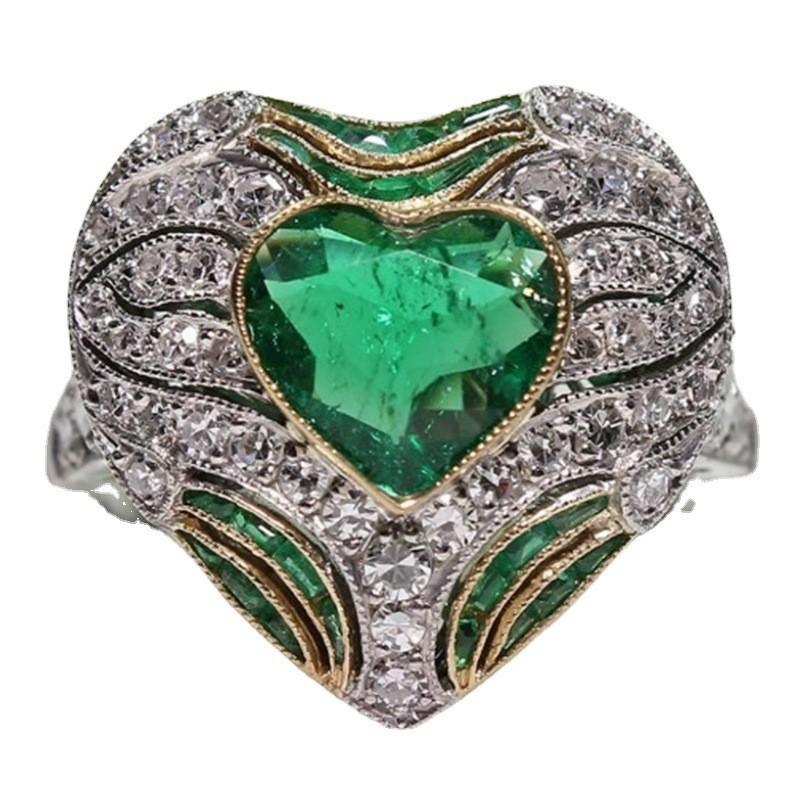 

Модное полое резное кольцо с бриллиантами ручной работы для мужчин и женщин, популярное инкрустированное кольцо в стиле панк 19