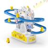 You Can Control The Lighting And Music, The Little Yellow Duck Ferris Wheel Climbs The Stairs, And The Children'S Electric Track Slide Toy.