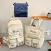College Cute Large Capacity Middle and High School Students Computer School Bag Casual Versatile Backpack Commuting Sweet Makeup Bag