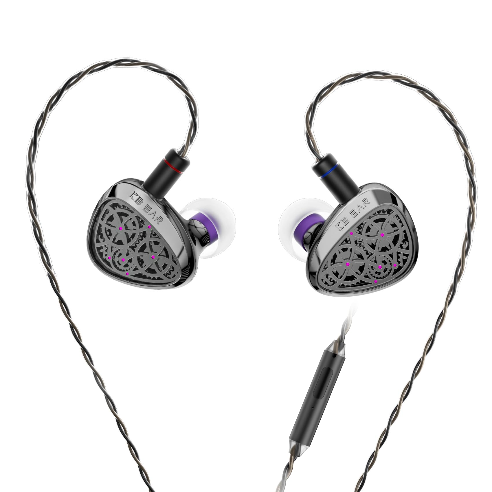 

KBEAR TB PRO Diamond Coated Zinc Alloy Gear Design 10mm Dual Chamber Dynamic Dual Magnetic Circuit Enhanced Instrument Powerful Drum Precise Sound