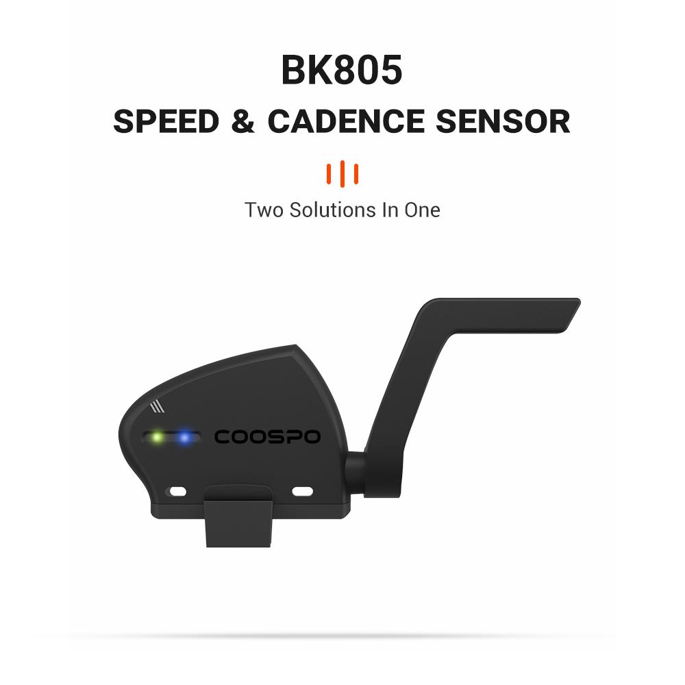CooSpo Nový bezdrátový vodotěsný senzor rychlosti a kadence pro jízdní kolo 5.0 ANT+ Pro Wahoo Zwif Garmin Etrex 30 Duální senzor Bluetooth