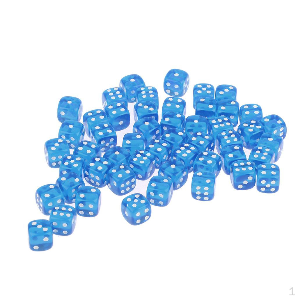 

50шт Цветные , (шестисторонний), 12 мм Д6 Orange