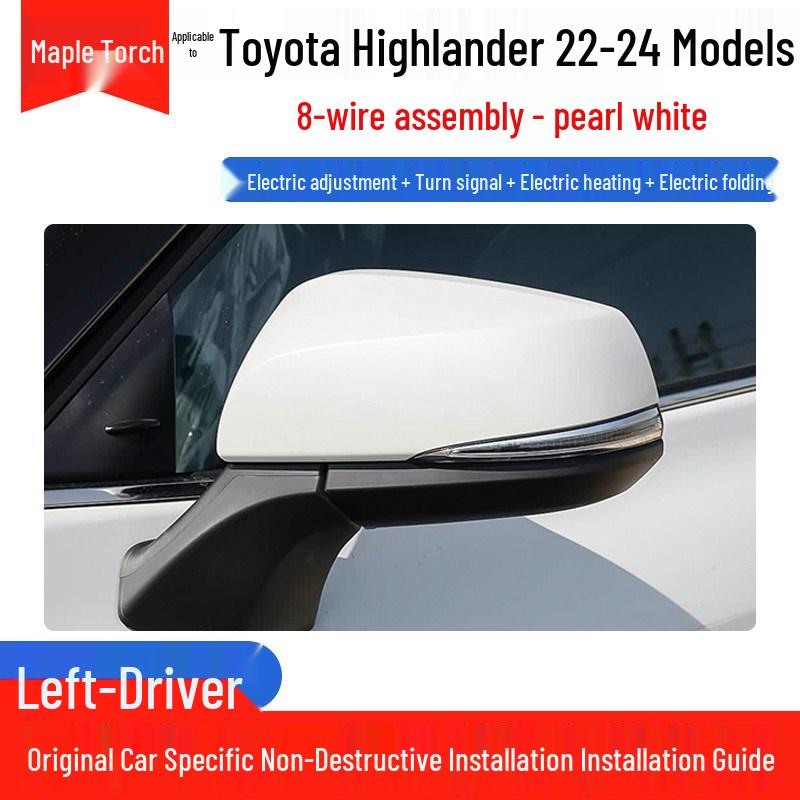 2022-2024 Toyota Highlander Elektrisch Beheizte Klappbare Rückspiegelbaugruppe