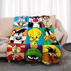 3D-Printed Cartoon Blanket—Suitable for Sofas, Beds, Cars, Living Rooms, and Bedrooms; An Ideal Gift for Children.