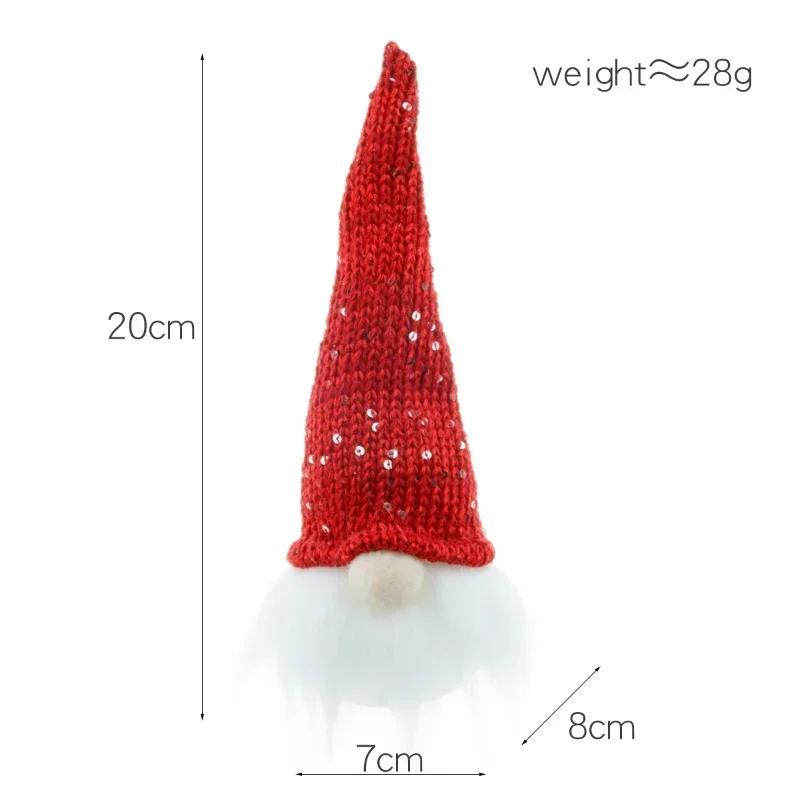 

1 Pcs Decorated Christmas Tree Light Up Christmas Gnomes Santa Lights Gifts Christmas Tree Pendant Accessories
