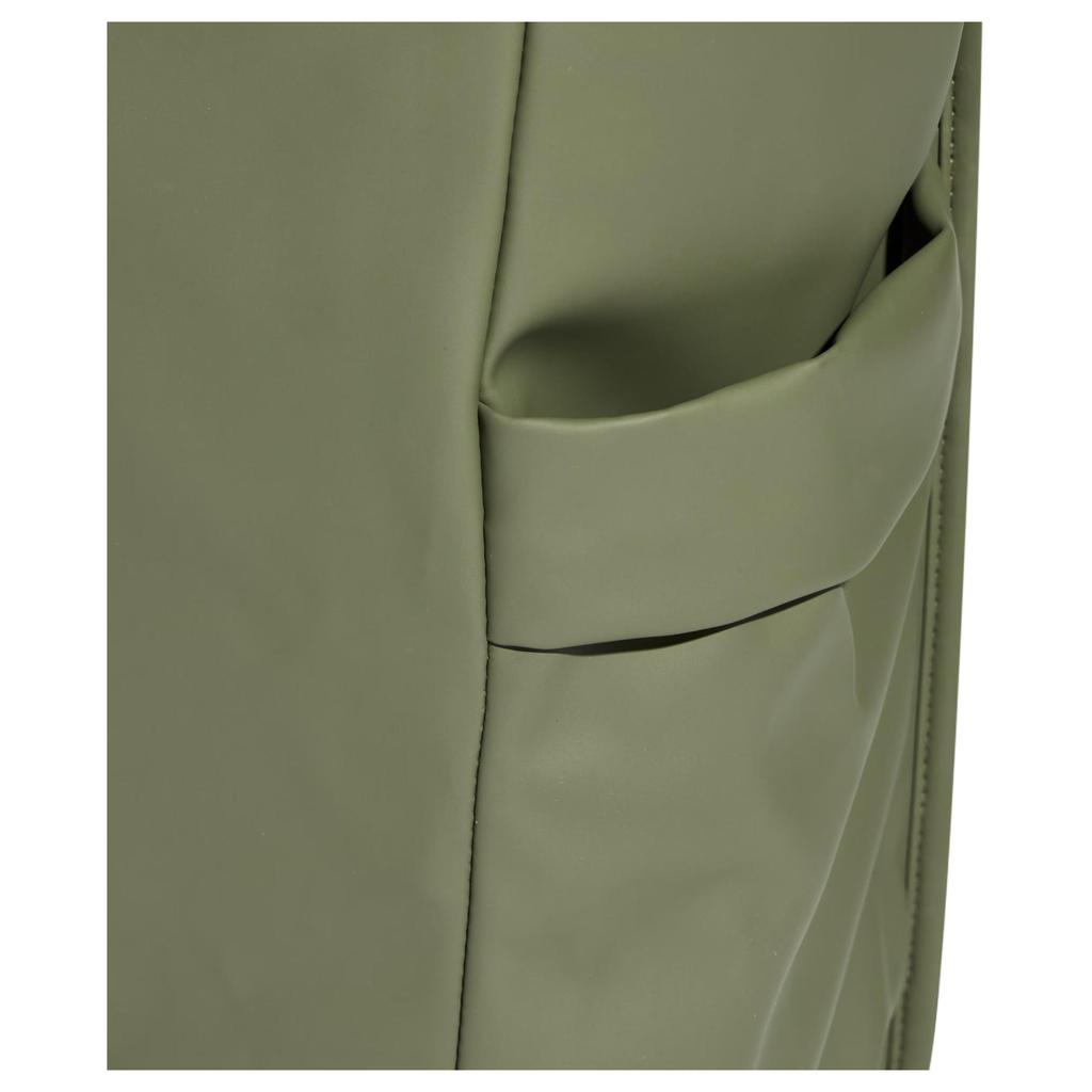 Adidas 22.6L Brand Logo Solid Color Minimalist Flap Sports Backpack PU Unisex Backpack Rock-Olive-Green IA7499