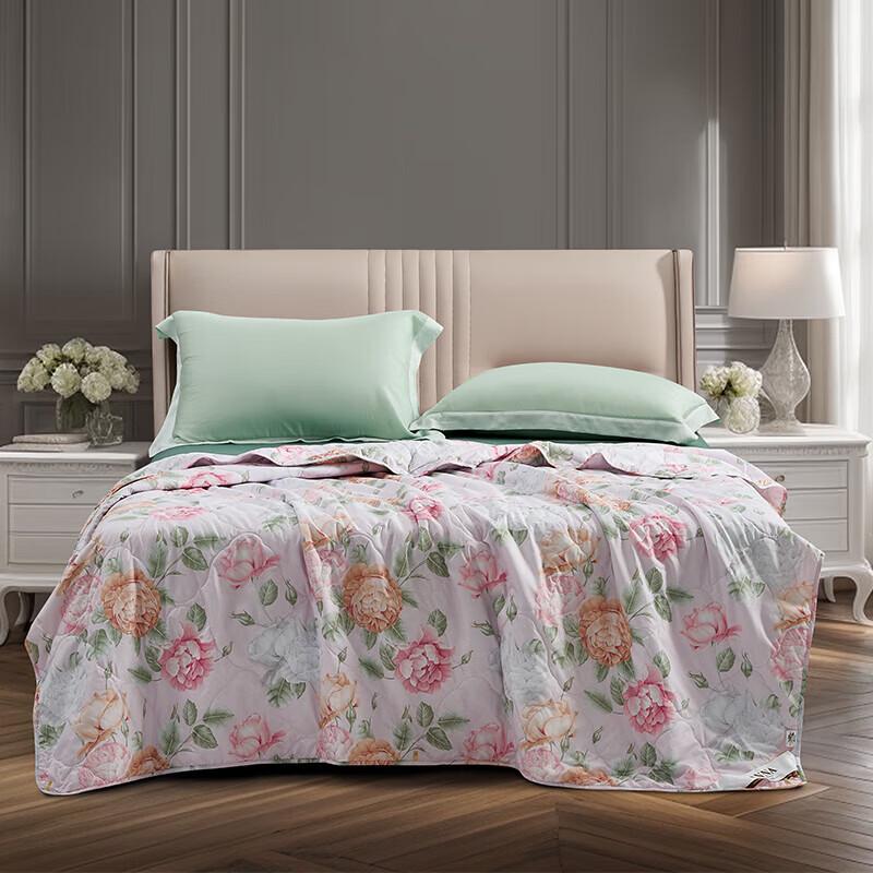 FUANNA Cooling Antibacterial Seven-Hole Summer Comforter