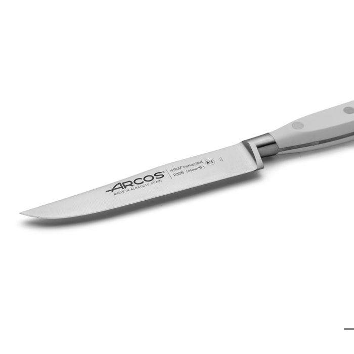 Couteau de cuisine - riviera arches - lame 150 mm - blanc - poids 0,23 kg