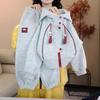 Girl Hooded Sweatsuit Pants Set Student Spring and Autumn Cartoon Casual Tops Pants 2-Piece Set Children's Clothing