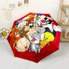 Classic Looney Tunes Compilation Automatic Umbrella Sturdy 8-Rib Shaft Sturdy Construction All-Season Travel Stylish Accessory Birthday/Christmas Gift
