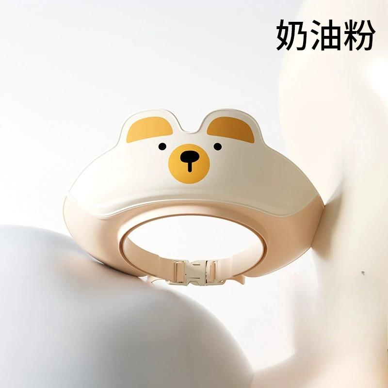 Infant Bath Caps Goods Infant Ear Protection Children Shampoo Shield Bath Head Cover Infant Shower Hat Adjustable Hair Wash Cap