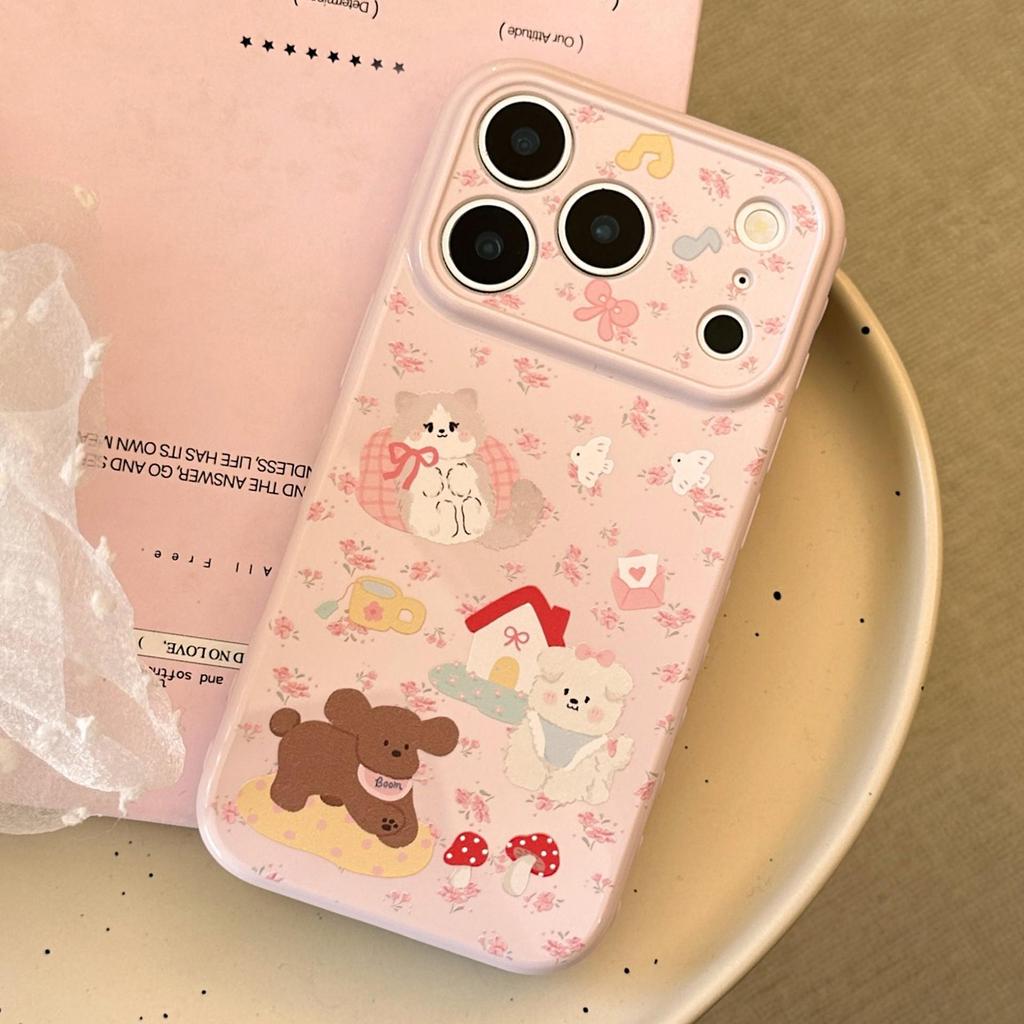 Floral Animal Print Phone Case for iPhone 15, iPhone 16, and iPhone 16 Pro Max
