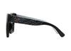 Sodamon Horn-Rimmed Sunglasses Fashion Black Sunglasses Mirror Sunglasses Ht602-C07(He)