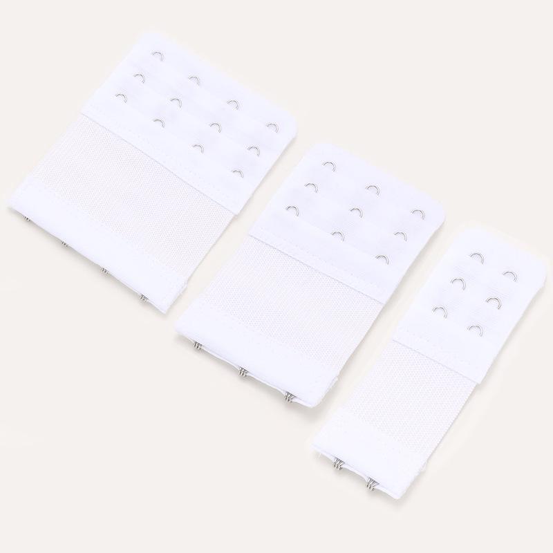 Adjustable Elastic Bra Back Extender with 2, 3, or 4 Hook Options